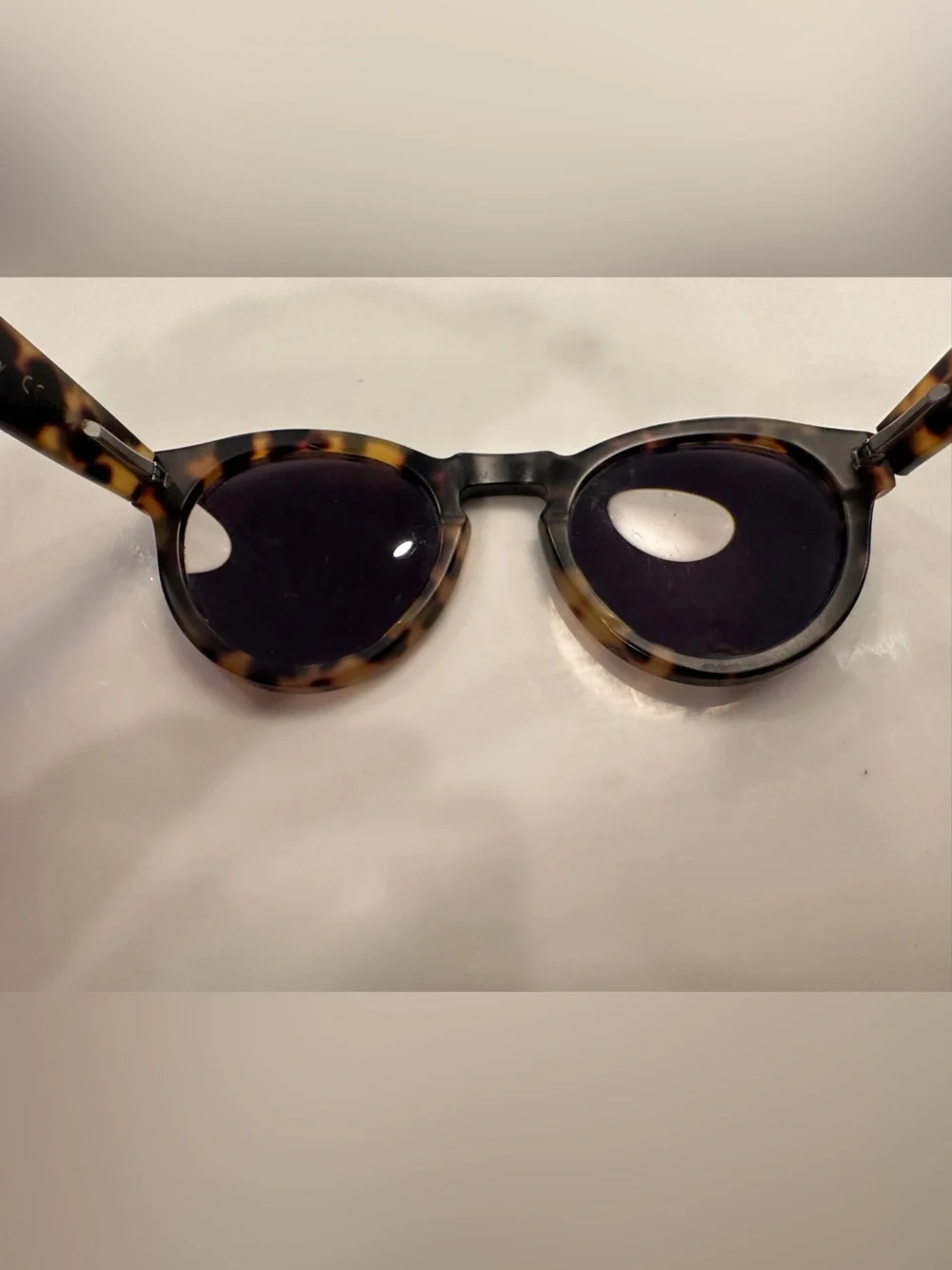 Illesteva round tortoiseshell